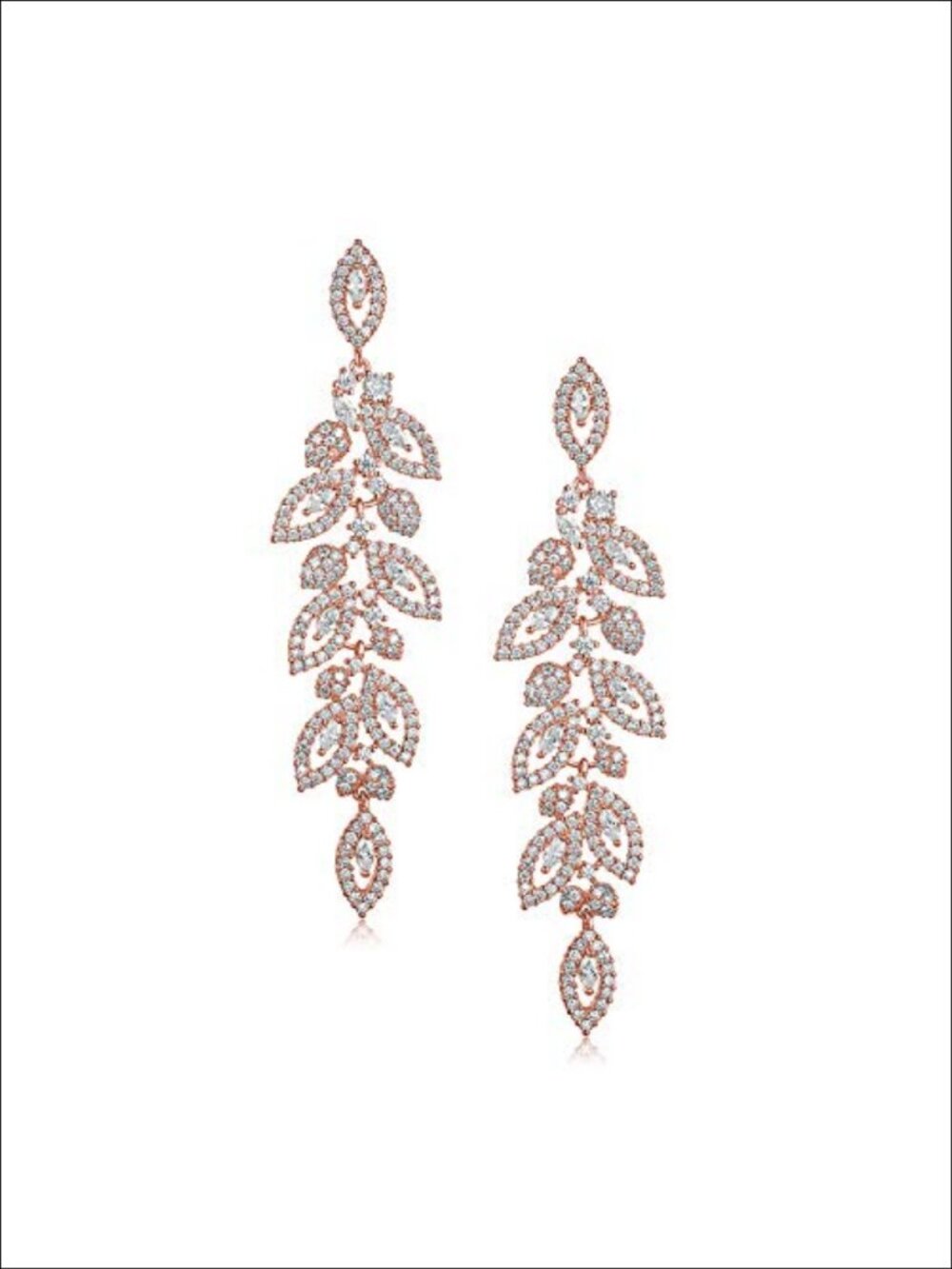 Chandelier Crystal Rhinestone Drop Dangle Earrings for Women Brides